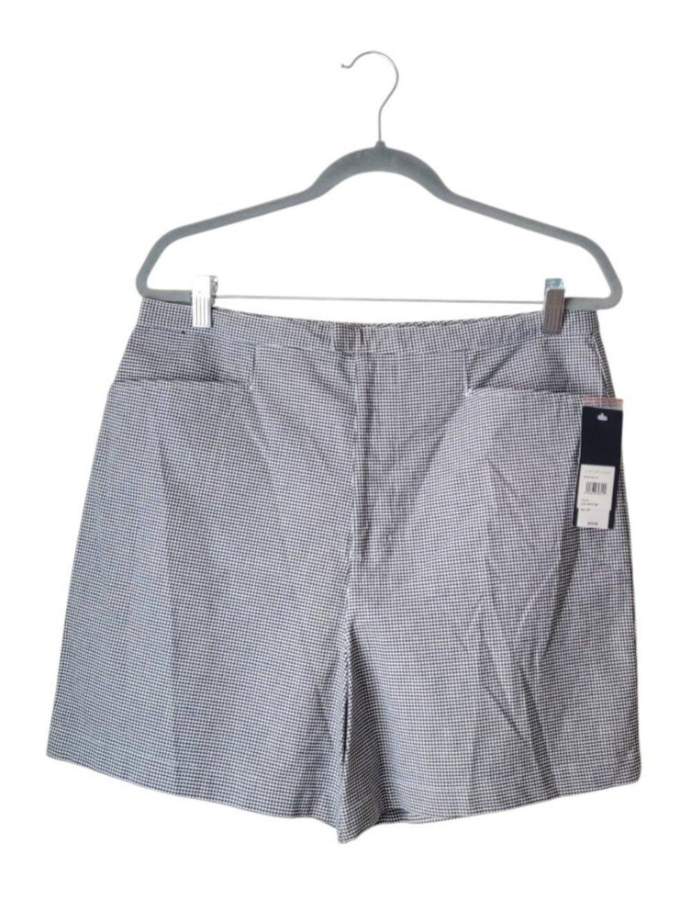 Relativity Plus Size Checkered Chino Shorts